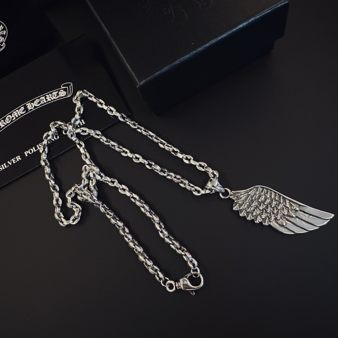 Chrome Hearts Wing Pendant Necklace